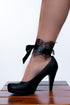 SiaLinda: Augenbinde / Halsband Valerie, schwarz, Spitze, Satin, verführerisch - SiaLinda.com